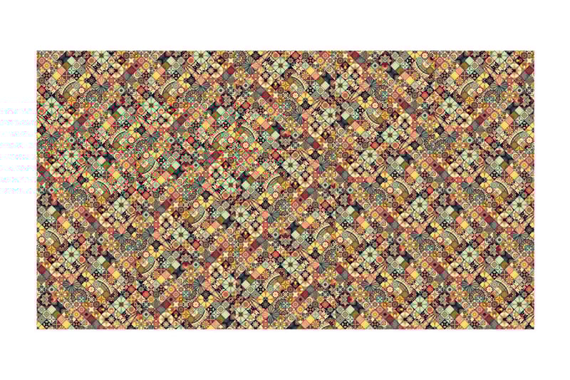 FOTOTAPET XXL Rainbow Mosaic 500x280 - Artgeist sp. z o. o. - Inredning & dekor - Väggdekor - Tapeter & tapettillbehör - Fototapeter