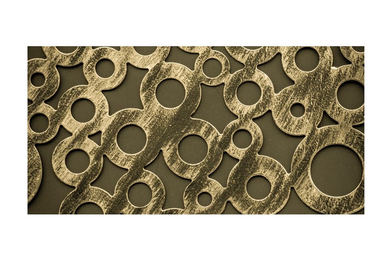 FOTOTAPET XXL Ringar Gjorda Av Gamla Brons 550x270 - Artgeist sp. z o. o. - Inredning & dekor - Väggdekor - Tapeter & tapettillbehör - Fototapeter