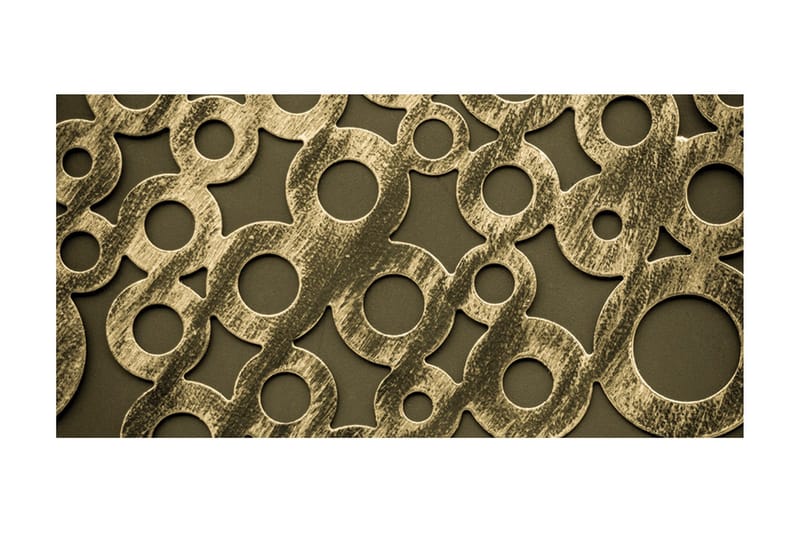 Fototapet XXL Ringar Gjorda Av Gamla Brons 550x270 - Artgeist sp. z o. o. - Inredning & dekor - Väggdekor - Tapeter & tapettillbehör - Fototapeter