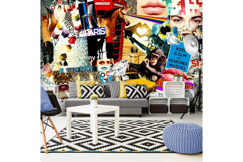 Fototapet XXL Scraps Of Modernity 500x280, Artgeist sp. z o. o.