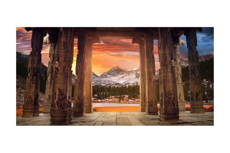 Fototapet XXL Trail Of Rocky Temples 550x270 - Artgeist sp. z o. o. - Inredning & dekor - Väggdekor - Tapeter & tapettillbehör - Fototapeter