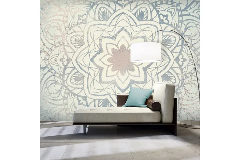 Fototapet XXL Winter Mandala 500x280 - Artgeist sp. z o. o. - Inredning & dekor - Väggdekor - Tapeter & tapettillbehör - Fototapeter