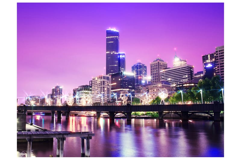 Fototapet Yarra River Melbourne 400x309 - Artgeist sp. z o. o. - Inredning & dekor - Väggdekor - Tapeter & tapettillbehör - Fototapeter