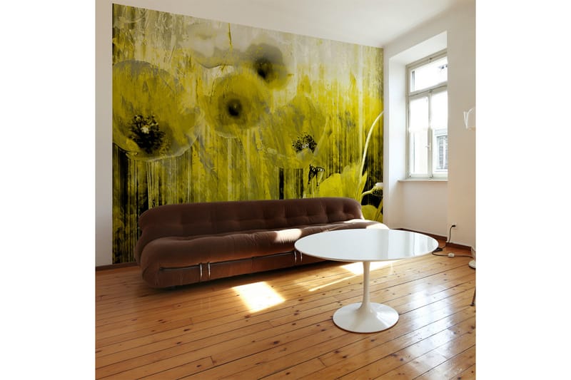 FOTOTAPET Yellow Madness 100x70 - Artgeist sp. z o. o. - Inredning & dekor - Väggdekor - Tapeter & tapettillbehör - Fototapeter