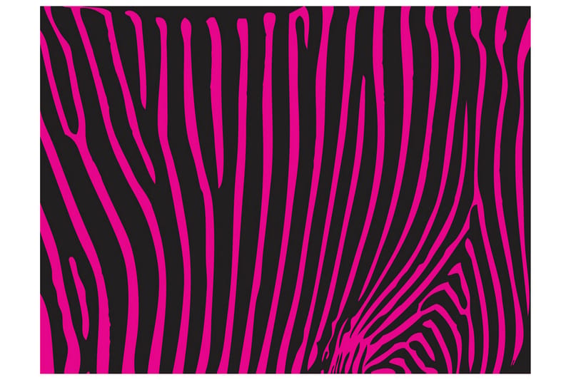 Fototapet Zebra Mönster Violett 250x193 - Artgeist sp. z o. o. - Inredning & dekor - Väggdekor - Tapeter & tapettillbehör - Fototapeter