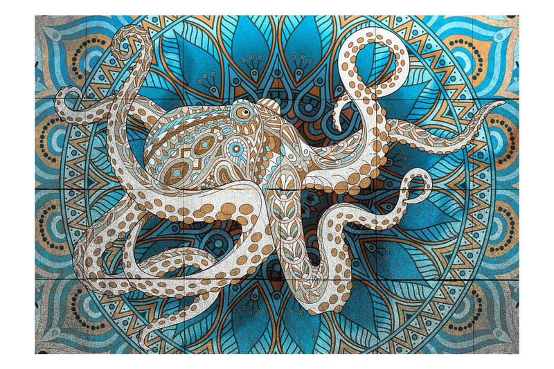 FOTOTAPET Zen Octopus 400x280 - Artgeist sp. z o. o. - Inredning & dekor - Väggdekor - Tapeter & tapettillbehör - Fototapeter