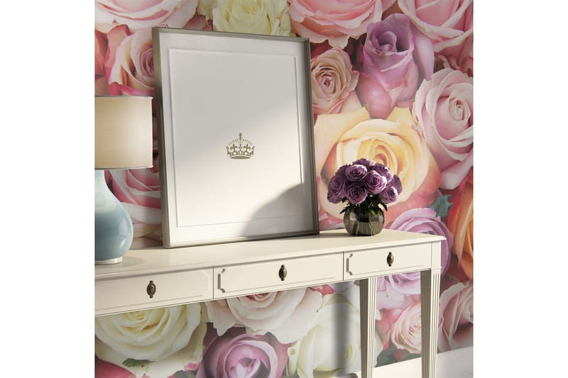 Fototapet Pastel Roses 350x270 - Artgeist sp. z o. o. - Inredning & dekor - Väggdekor - Tapeter & tapettillbehör - Fototapeter