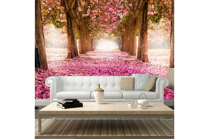 FOTOTAPET Pink Grove 100x70 - Artgeist sp. z o. o. - Inredning & dekor - Väggdekor - Tapeter & tapettillbehör - Fototapeter