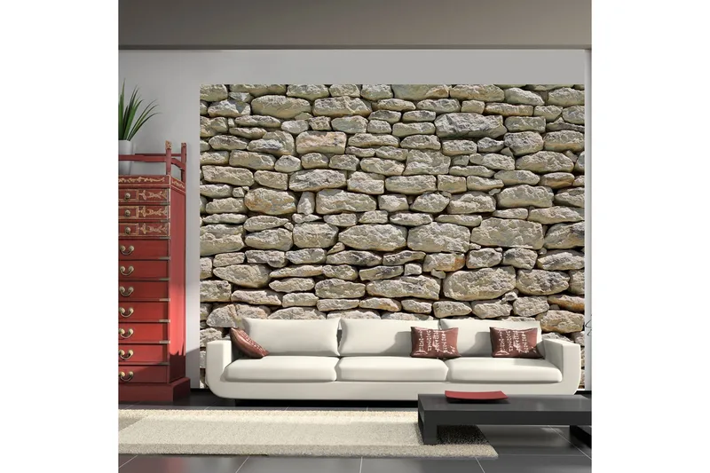 Fototapet Provencal Stone 200x154 - Artgeist sp. z o. o. - Inredning & dekor - Väggdekor - Tapeter & tapettillbehör - Fototapeter