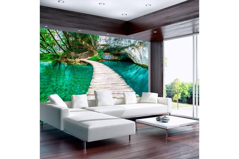 Fototapet Plitvice Lakes National Park Croatia 100x70 - Artgeist sp. z o. o. - Inredning & dekor - Väggdekor - Tapeter & tapettillbehör - Fototapeter