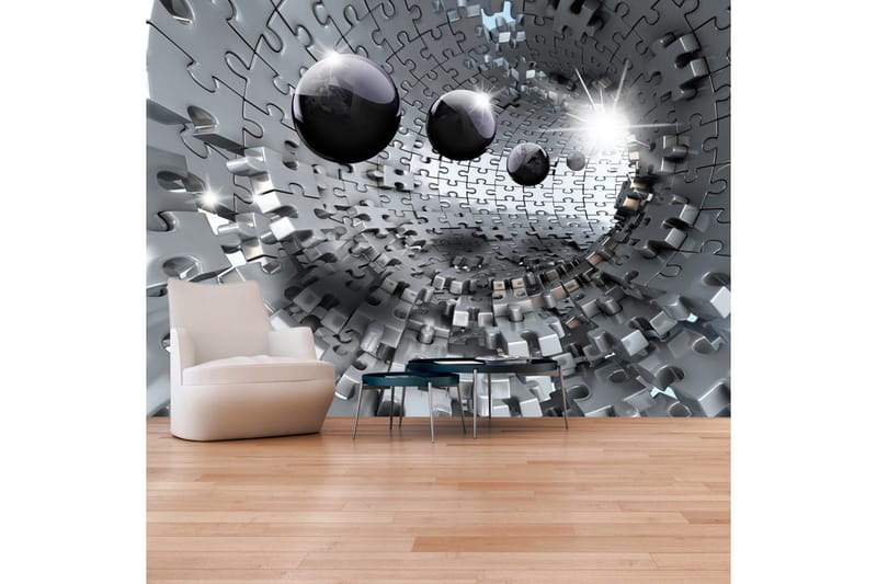 FOTOTAPET Puzzle Tunnel 200x140 - Artgeist sp. z o. o. - Inredning & dekor - Väggdekor - Tapeter & tapettillbehör - Fototapeter