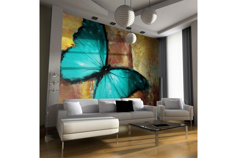 FOTOTAPET Painted Butterfly 300x231 - Artgeist sp. z o. o. - Inredning & dekor - Väggdekor - Tapeter & tapettillbehör - Fototapeter