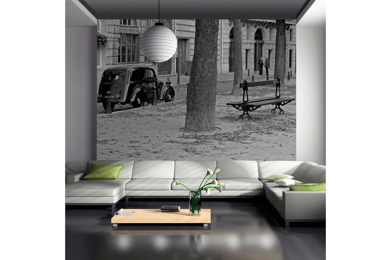 Fototapet Peaceful French Street 350x270 - Artgeist sp. z o. o. - Inredning & dekor - Väggdekor - Tapeter & tapettillbehör - Fototapeter