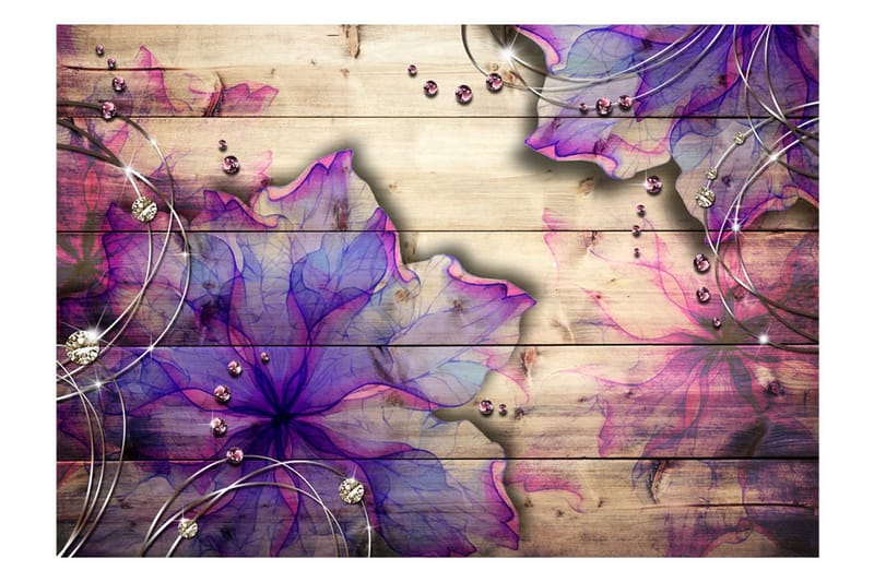FOTOTAPET Purple Memory 300x210 - Artgeist sp. z o. o. - Inredning & dekor - Väggdekor - Tapeter & tapettillbehör - Fototapeter