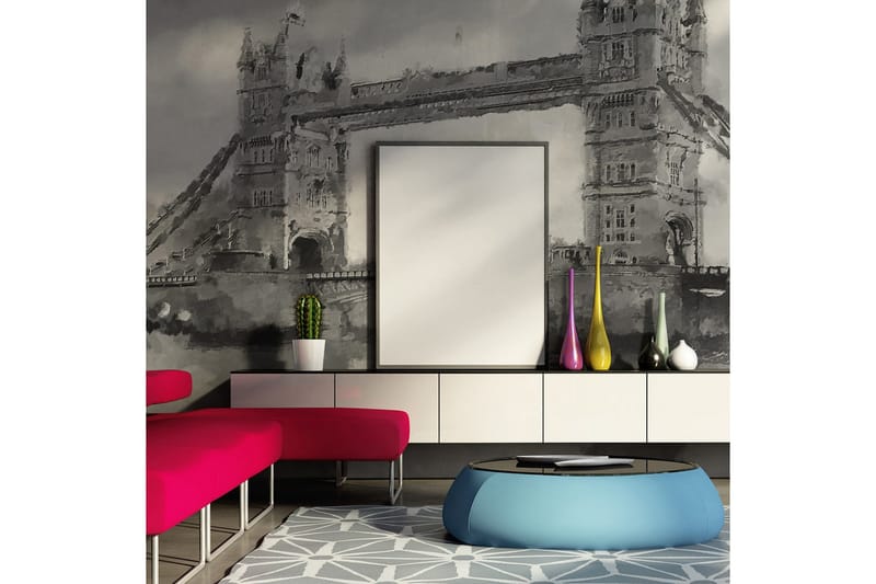 Fototapet På Themsen 300x231 - Artgeist sp. z o. o. - Inredning & dekor - Väggdekor - Tapeter & tapettillbehör - Fototapeter