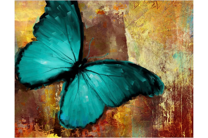 FOTOTAPET Painted Butterfly 300x231 - Artgeist sp. z o. o. - Inredning & dekor - Väggdekor - Tapeter & tapettillbehör - Fototapeter