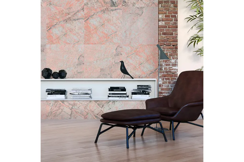 Fototapet Pink Marble 50x1000, Artgeist sp. z o. o.