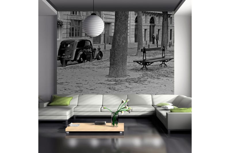 FOTOTAPET Peaceful French Street 400x309 - Artgeist sp. z o. o. - Inredning & dekor - Väggdekor - Tapeter & tapettillbehör - Fototapeter