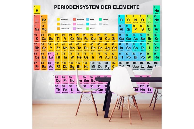 FOTOTAPET Periodensystem Der Elemente 300x210 - Artgeist sp. z o. o. - Inredning & dekor - Väggdekor - Tapeter & tapettillbehör - Fototapeter