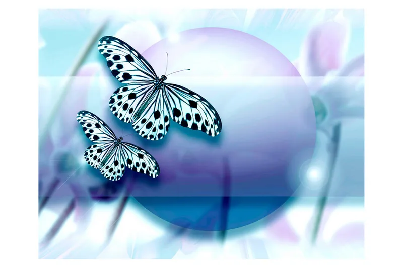 Fototapet Planet Of Butterflies 200x154 - Artgeist sp. z o. o. - Inredning & dekor - Väggdekor - Tapeter & tapettillbehör - Fototapeter