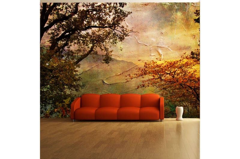 Fototapet Painted Autumn 250x193 - Artgeist sp. z o. o. - Inredning & dekor - Väggdekor - Tapeter & tapettillbehör - Fototapeter