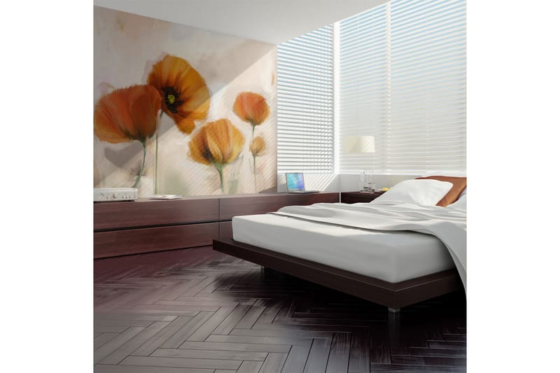 FOTOTAPET Poppies Vintage 300x231, Artgeist sp. z o. o.