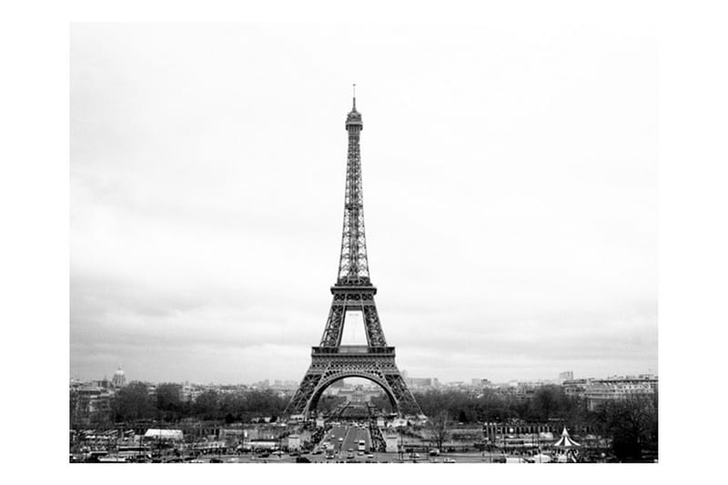 Fototapet Paris Svartvit Fotografi 350x270 - Artgeist sp. z o. o. - Inredning & dekor - Väggdekor - Tapeter & tapettillbehör - Fototapeter