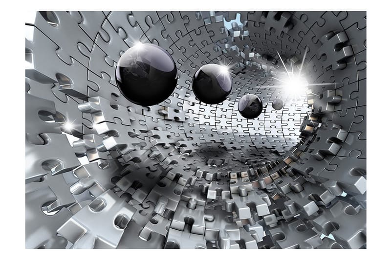 Fototapet Puzzle Tunnel 300x210 - Artgeist sp. z o. o. - Inredning & dekor - Väggdekor - Tapeter & tapettillbehör - Fototapeter