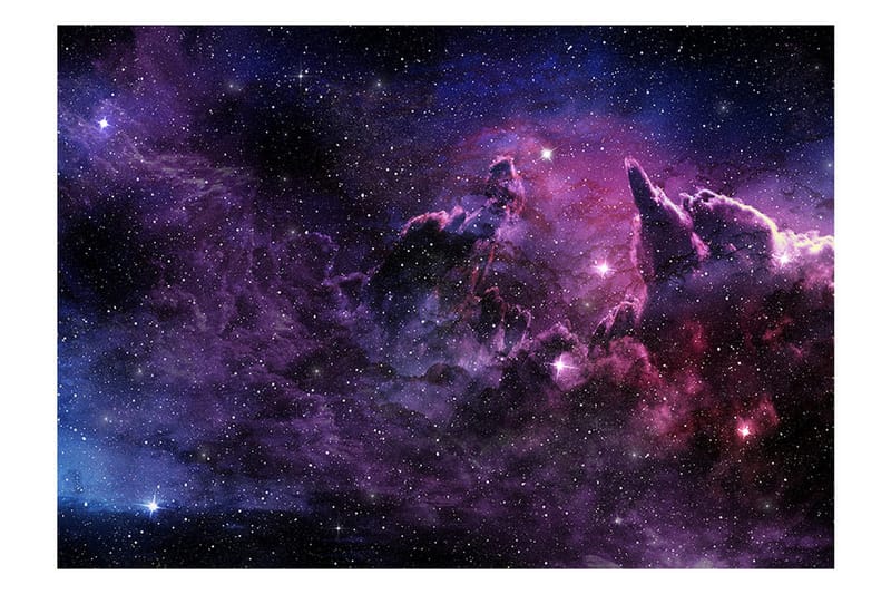 Fototapet Purple Nebula 200x140 - Artgeist sp. z o. o. - Inredning & dekor - Väggdekor - Tapeter & tapettillbehör - Fototapeter