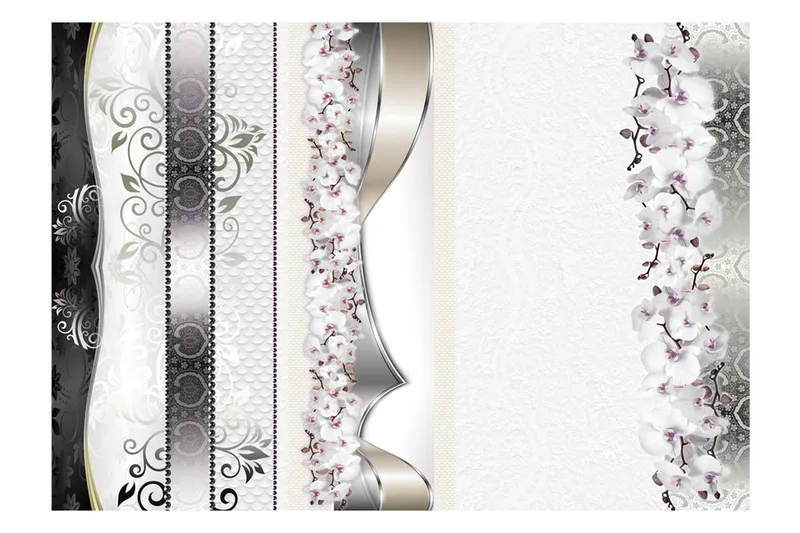 FOTOTAPET Parade Of Orchids 400x280 - Artgeist sp. z o. o. - Inredning & dekor - Väggdekor - Tapeter & tapettillbehör - Fototapeter