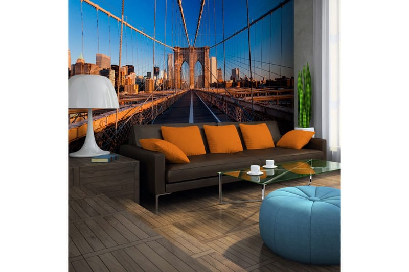 Fototapet På Väg Till Manhattan 250x193 - Artgeist sp. z o. o. - Inredning & dekor - Väggdekor - Tapeter & tapettillbehör - Fototapeter