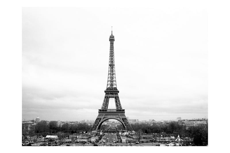FOTOTAPET Paris Svartvit Fotografi 250x193 - Artgeist sp. z o. o. - Inredning & dekor - Väggdekor - Tapeter & tapettillbehör - Fototapeter