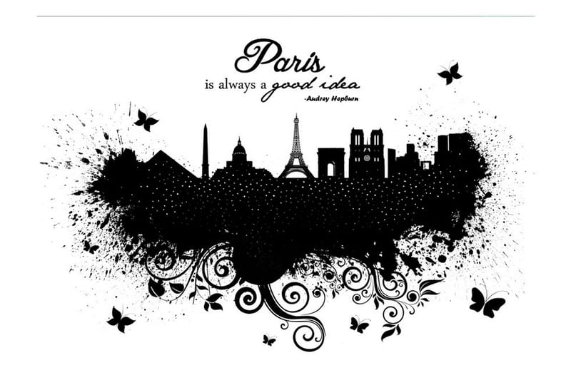 FOTOTAPET Paris Is Always A Good Idea 200x140 - Artgeist sp. z o. o. - Inredning & dekor - Väggdekor - Tapeter & tapettillbehör - Fototapeter