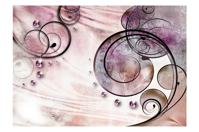 Fototapet Pink Rhapsody 400x280 - Artgeist sp. z o. o. - Inredning & dekor - Väggdekor - Tapeter & tapettillbehör - Fototapeter