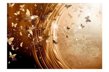 Fototapet Golden Path 250x175 - Artgeist sp. z o. o. - Inredning & dekor - Väggdekor - Tapeter & tapettillbehör - Fototapeter