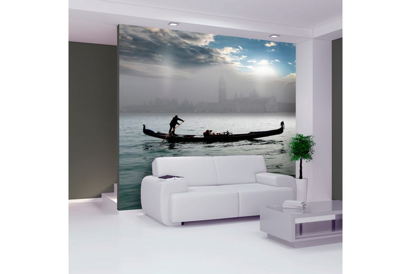 Fototapet Gondol Rida Venedig 200x154 - Artgeist sp. z o. o. - Inredning & dekor - Väggdekor - Tapeter & tapettillbehör - Fototapeter