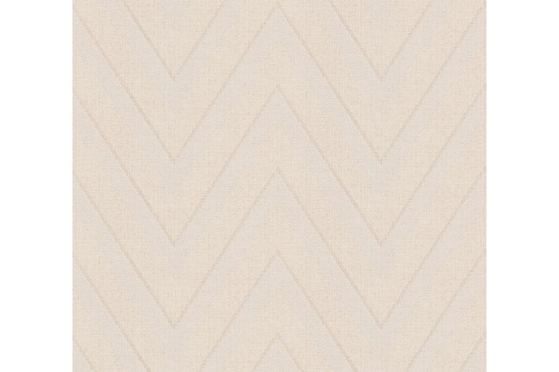 Geometric Tapet Hygge Ovävd Beige Brun - Mönstrade tapeter