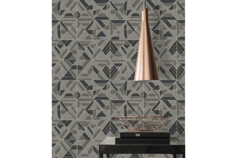 Geometric Tapet Pop Style Ovävd - AS Creation - Mönstrade tapeter