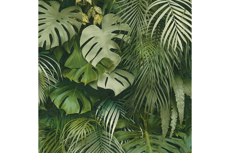 Jungle Tapet Grönery Ovävd Grön - AS Creation - Mönstrade tapeter