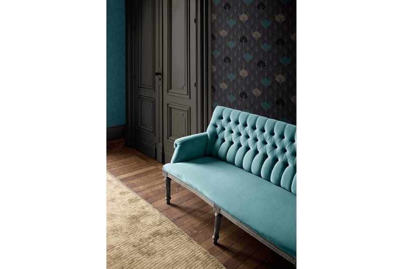 Art deco Tapet Pop Style Ovävd Guld - AS Creation - Inredning & dekor - Väggdekor - Tapeter & tapettillbehör - Mönstrade tapeter