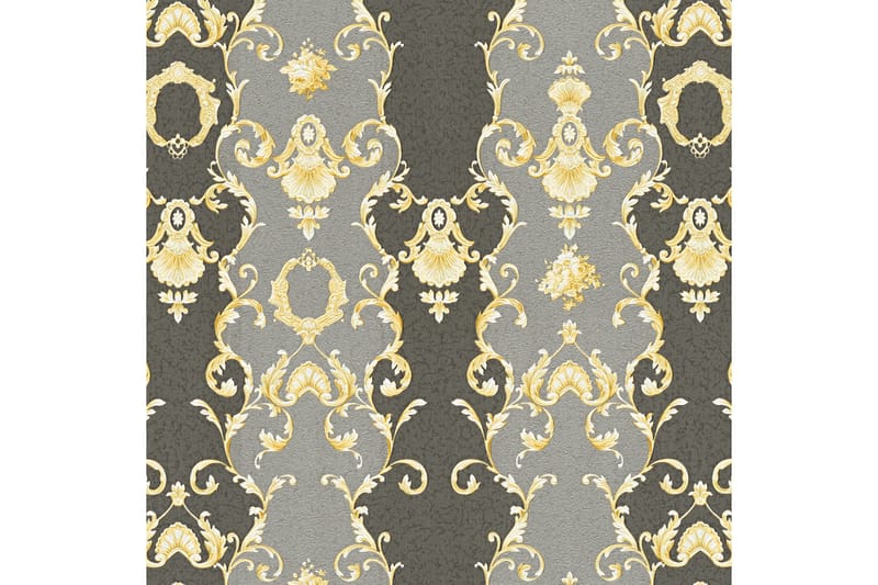 Barock Tapet Château Ovävd Guld Svart - AS Creation - Inredning & dekor - Väggdekor - Tapeter & tapettillbehör - Mönstrade tapeter