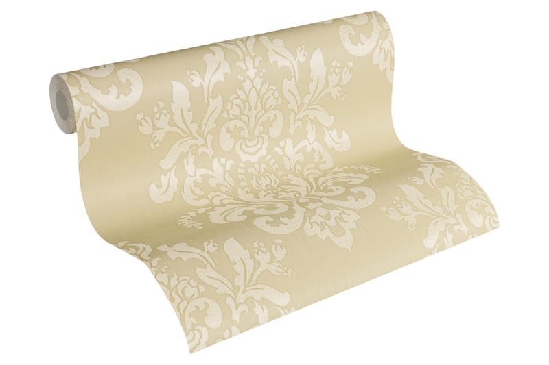 Barock Tapet Hermitage Ovävd Beige Guld - AS Creation - Inredning & dekor - Väggdekor - Tapeter & tapettillbehör - Mönstrade tapeter