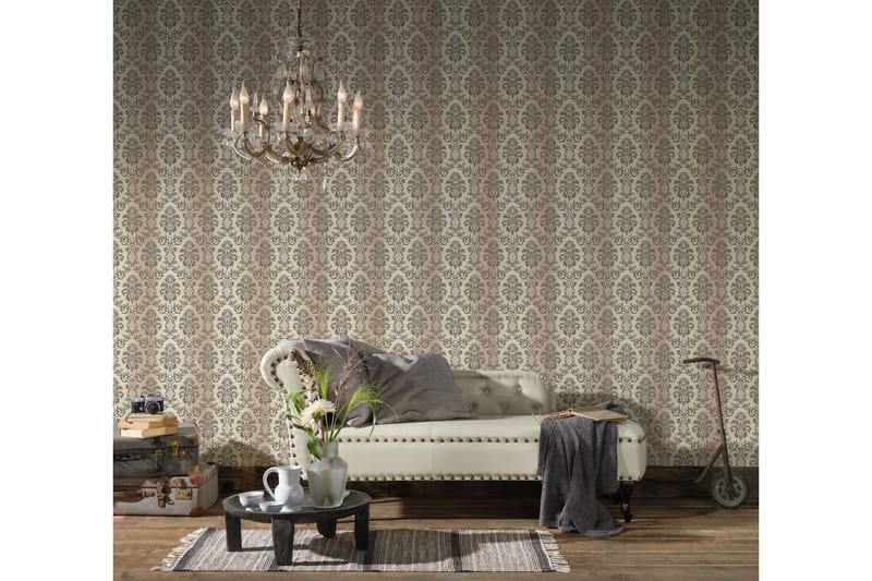 Barock Tapet Hermitage Ovävd Cream Svart - AS Creation - Inredning & dekor - Väggdekor - Tapeter & tapettillbehör - Mönstrade tapeter