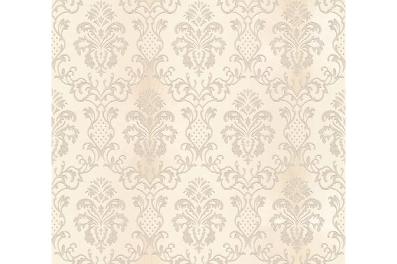 Barock Tapet Hermitage Ovävd Grå Cream - AS Creation - Inredning & dekor - Väggdekor - Tapeter & tapettillbehör - Mönstrade tapeter