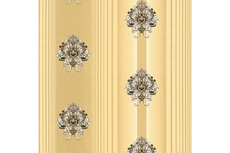 Barock Tapet Hermitage Ovävd Guld Svart - AS Creation - Inredning & dekor - Väggdekor - Tapeter & tapettillbehör - Mönstrade tapeter