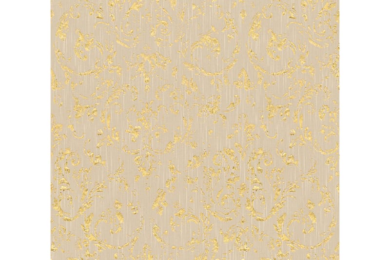 Barock Tapet Metallic Silk Ovävd - AS Creation - Inredning & dekor - Väggdekor - Tapeter & tapettillbehör - Mönstrade tapeter