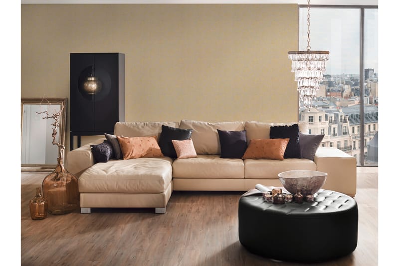 Barock Tapet Metallic Silk Ovävd Beige - AS Creation - Inredning & dekor - Väggdekor - Tapeter & tapettillbehör - Mönstrade tapeter