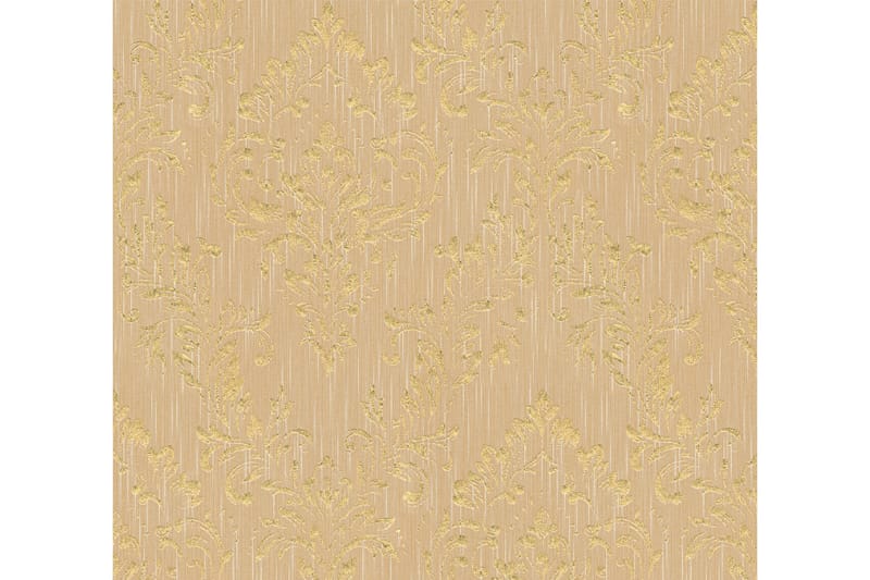 Barock Tapet Metallic Silk Ovävd Guld - AS Creation - Inredning & dekor - Väggdekor - Tapeter & tapettillbehör - Mönstrade tapeter
