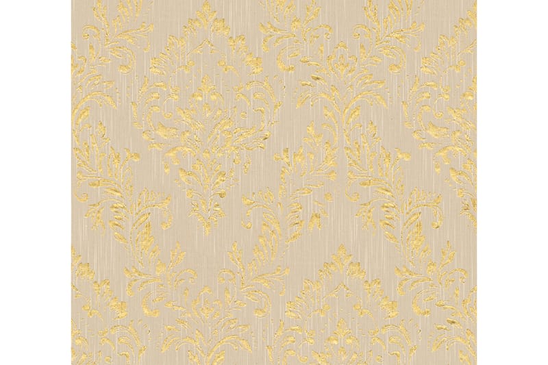 Barock Tapet Metallic Silk Ovävd Guld - AS Creation - Inredning & dekor - Väggdekor - Tapeter & tapettillbehör - Mönstrade tapeter