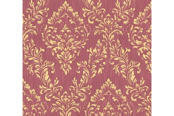 Barock Tapet Metallic Silk Ovävd Guld